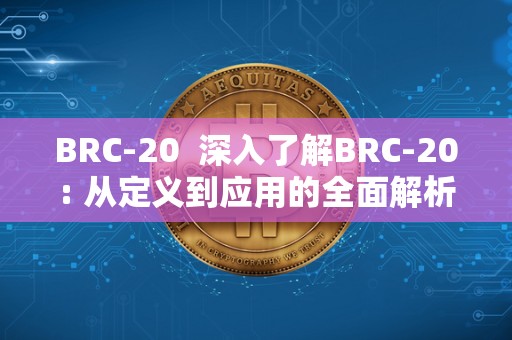 BRC-20 深入了解BRC-20: 从定义到应用的全面解析
