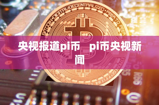央视报道pi币 pi币央视新闻