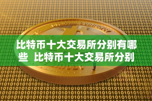 比特币十大交易所分别有哪些 比特币十大交易所分别有哪些及比特币十大交易所分别有哪些品种