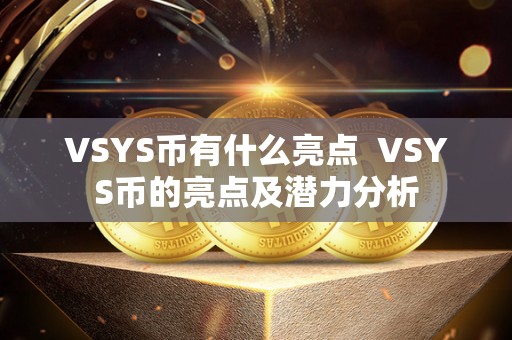 VSYS币有什么亮点 VSYS币的亮点及潜力分析