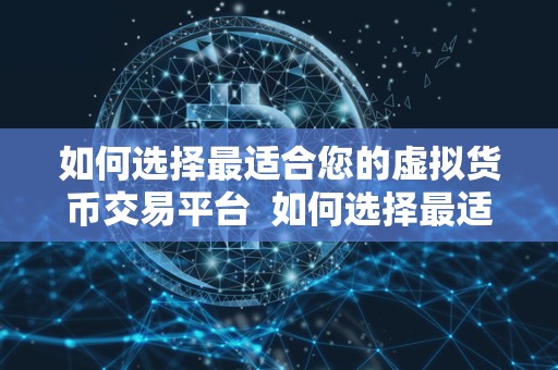 如何选择最适合您的虚拟货币交易平台 如何选择最适合您的虚拟货币交易平台