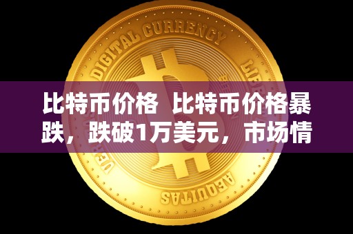 比特币价格 比特币价格暴跌，跌破1万美元，市场情绪动荡