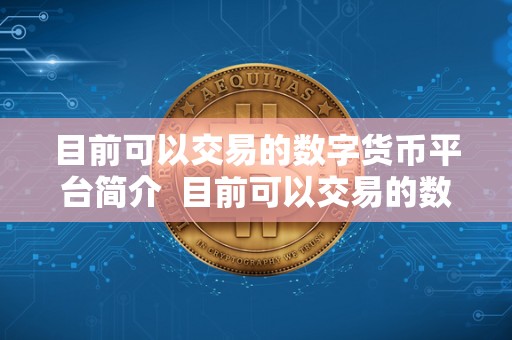 目前可以交易的数字货币平台简介 目前可以交易的数字货币平台简介及能交易的数字货币