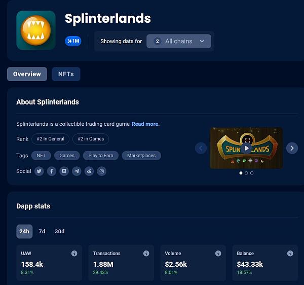 4个分析GameFi项目的工具7